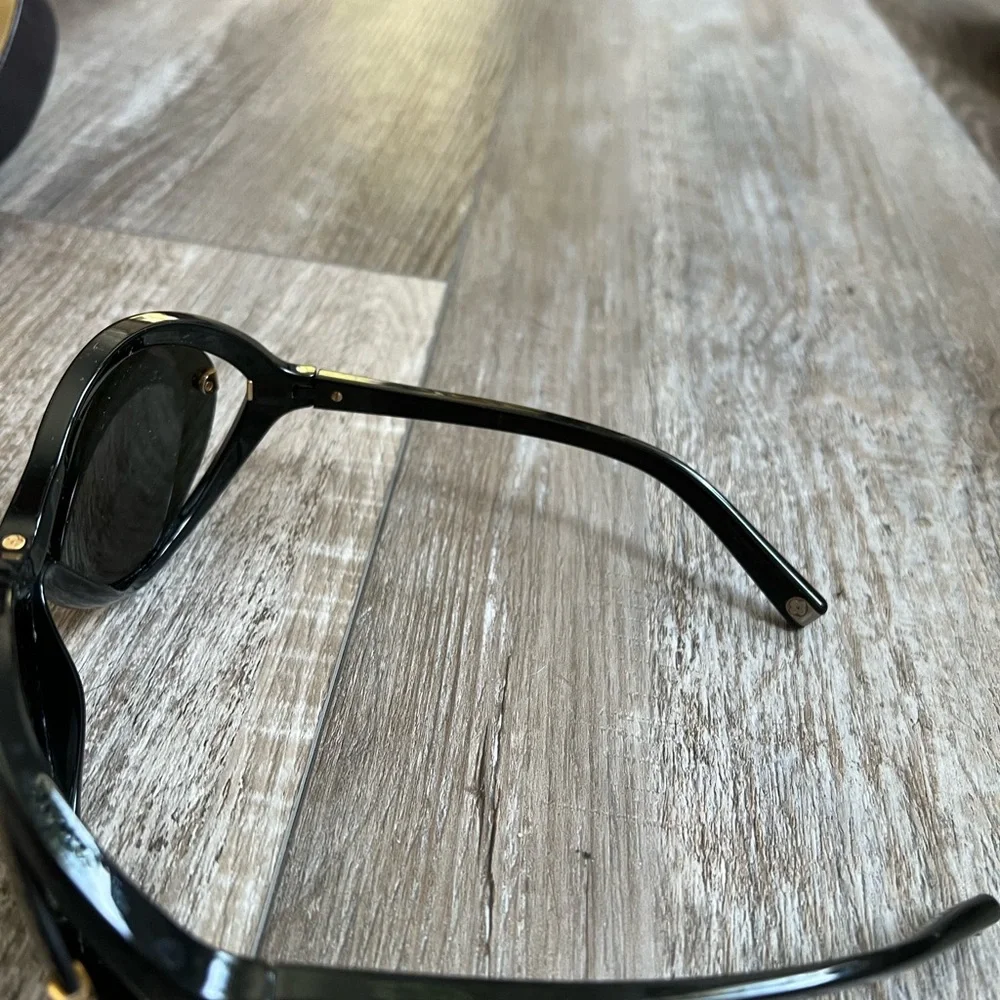 Louis Vuitton Black and Gold Sunglasses